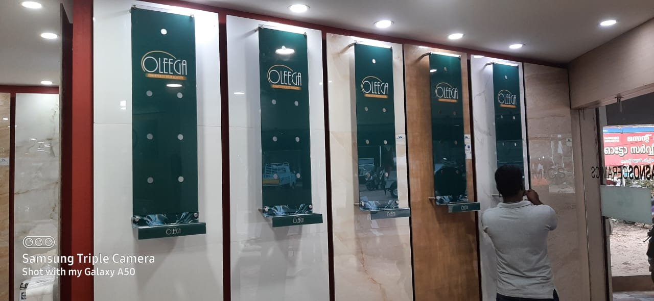 Standard acrylic CP fitting display panel