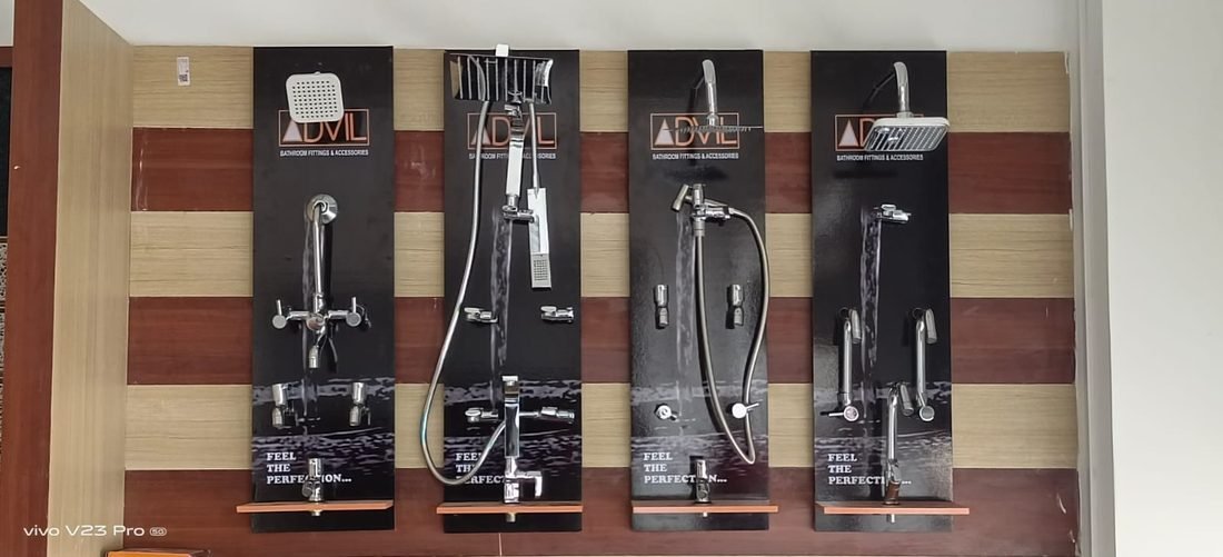 CP fittings product range display panel