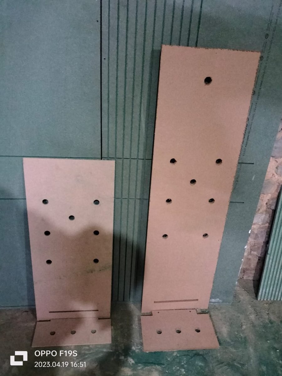 MDF display fabrication